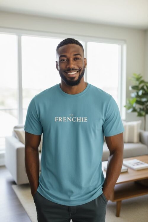 T-shirt Le Frenchie - Sky Blue | 100 % Βαμβάκι