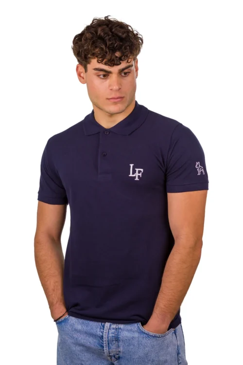 Polo Le Frenchie – French Navy | 100 % Βαμβάκι Piqué Ringspun