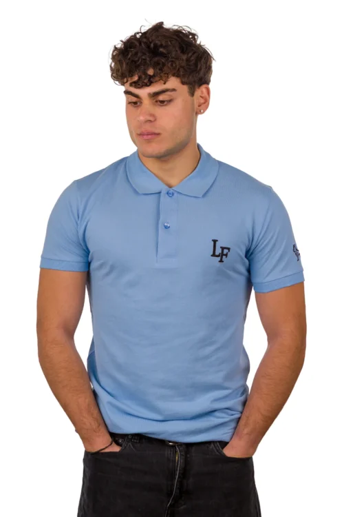 Polo Le Frenchie – Sky Blue | 100 % Βαμβάκι Piqué Ringspun