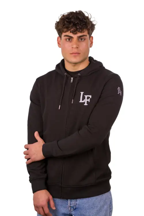 Ζακέτα Le Frenchie – Μαύρη με Κέντημα LF