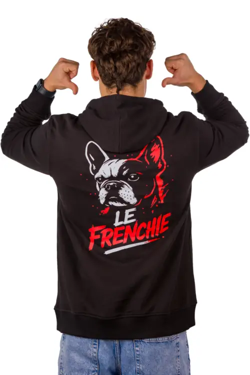 Ανδρικό Φούτερ Le Frenchie – Black Οργανικό Βαμβάκι