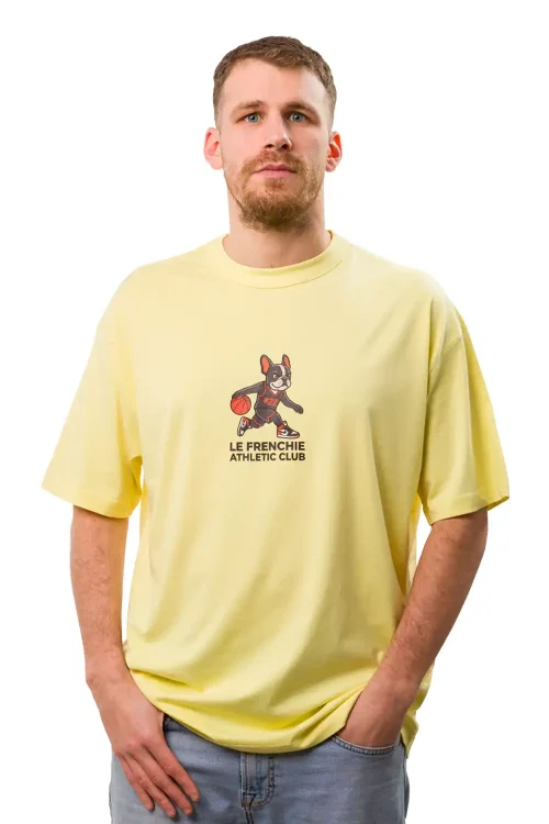 Premium Ανδρικό Oversized 100% Οργανικό Βαμβάκι Lemon